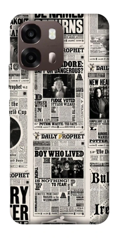 Чехол на Oppo A6 Harry Potter newspaper фото 1 из 2