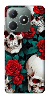 Чохол на Realme C61 skull and rose фото 1 з 1