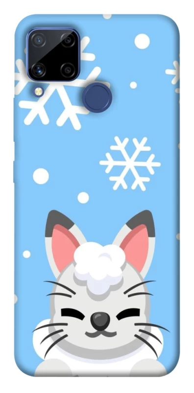 Чехол на Realme C15 Adopt Me Snow Kitty Smile фото 1 из 1