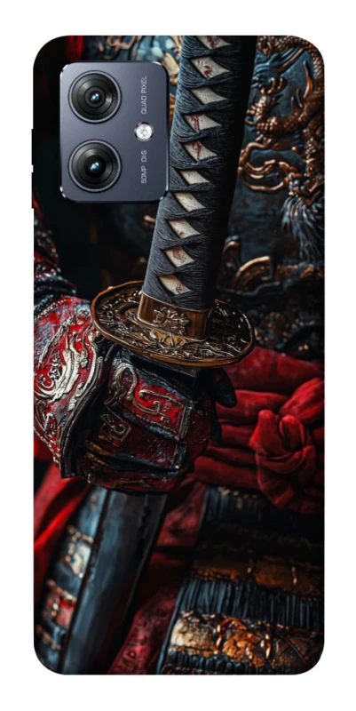 Чохол на Motorola Moto G54 samurai фото 1 Чохол на Motorola Moto G54 samurai фото 1 з 1