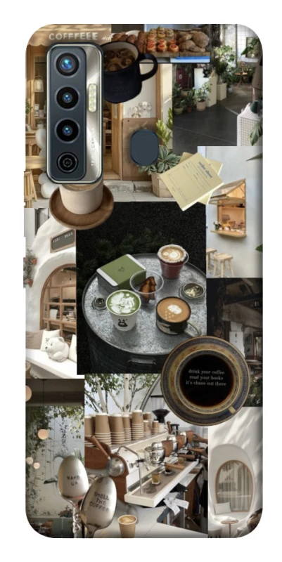 Чохол на TECNO Camon 17 Coffee collage ver.4 фото 1 з 1