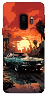 Чехол на Samsung Galaxy S9 Car at sunset фото 1 из 1