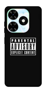 Чохол на TECNO Spark Go 2024 Parental Advisory Label фото 1 з 1