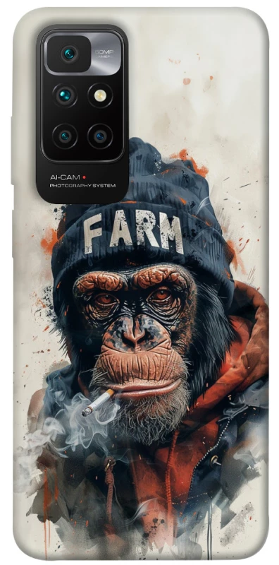 Чохол на Xiaomi Redmi 10 Шимпанзе v3 фото 1 з 1