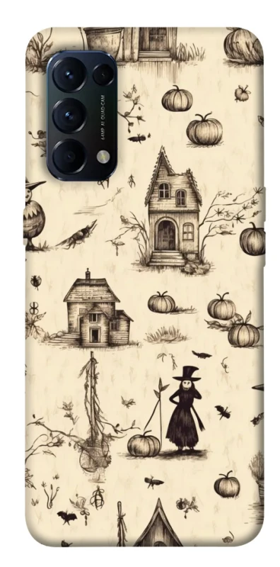 Чохол на Oppo Reno 5 4G Halloween aesthetic ver.1 фото 1 з 1
