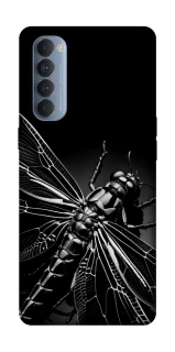Чохол на Oppo Reno 4 Pro Black dragonfly фото 1 з 1