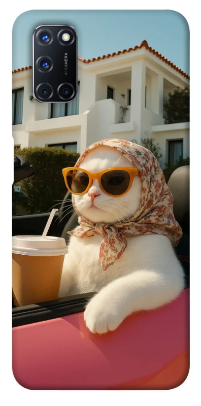 Чохол на Oppo A52 / A72 / A92 Stylish Cat Cruise фото 1 з 1