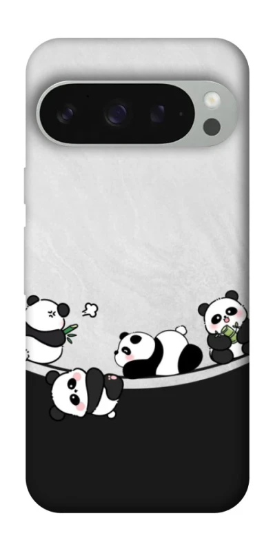 Чохол на Google Pixel 10 Pro XL Four pandas фото 1 з 1