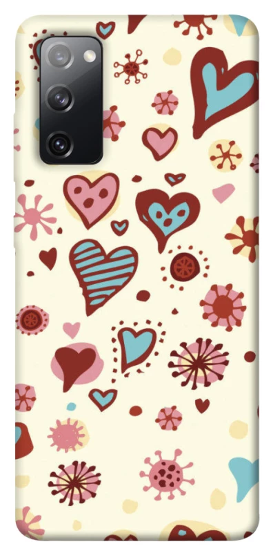 Чохол на Samsung Galaxy S20 FE Pretty hearts фото 1 з 1