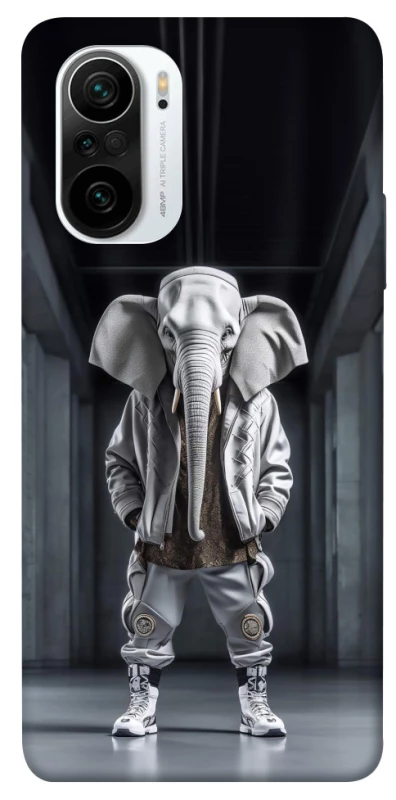 Чехол на Xiaomi Redmi K40 / K40 Pro / K40 Pro+ / Poco F3 Слон v2 фото 1 из 1