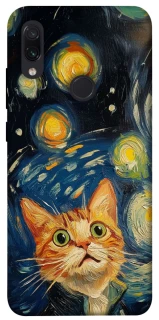 Чехол на Xiaomi Redmi Note 7 / Note 7 Pro / Note 7s paint cat фото 1 из 1