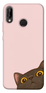 Чохол на Huawei P20 Lite Peeping cat фото 1 Чохол на Huawei P20 Lite Peeping cat фото 1 з 1