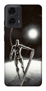 Чохол на Motorola Moto G04 Срібний серфер фото 1 з 1