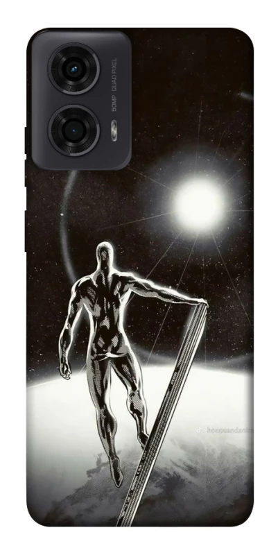 Чохол на Motorola Moto G24 Срібний серфер фото 1 з 1