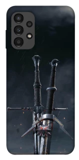 Чехол на Samsung Galaxy A13 4G Мечи Ведьмака фото 1 из 1