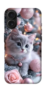 Чохол на Apple iPhone 16 Christmas Kitty фото 1 з 1