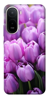 Чехол на Xiaomi Redmi A7 Pro 4G Фиолетовые тюльпаны фото 1 из 2