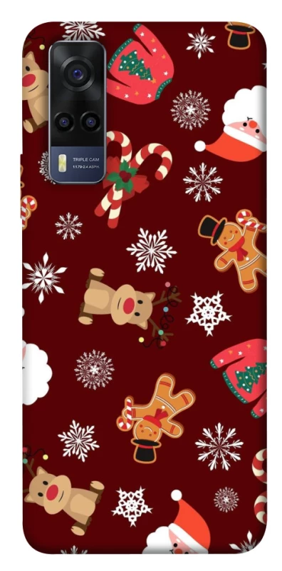 Чехол на Vivo Y53s Новогодний v6 фото 1 из 1