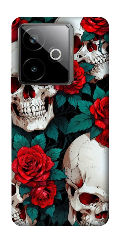 Чохол на Realme GT 7T skull and rose фото 1 з 1