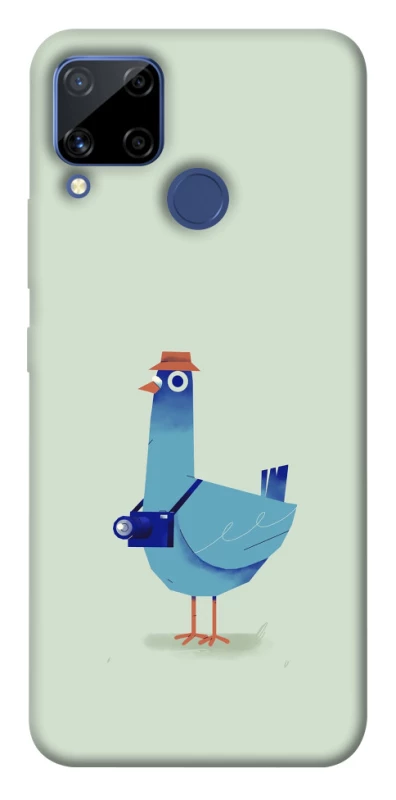 Чехол на Realme C15 Голуб-детектив фото 1 из 1