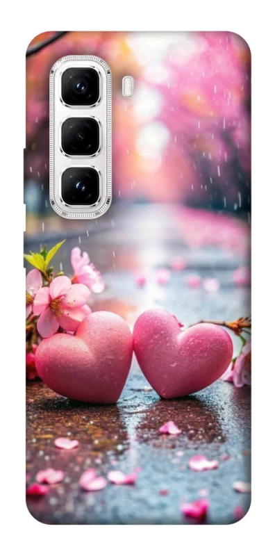 Чохол на Infinix Hot 50 Pro Pink heart фото 1 з 1