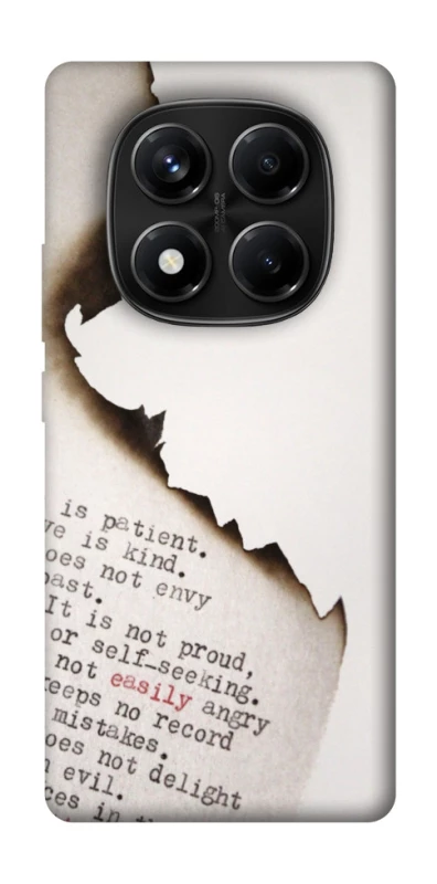 Чохол на Xiaomi Redmi Note 14 Pro 4G Вірші фото 1 з 1
