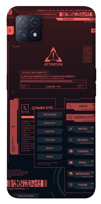 Чохол на Oppo A72 5G / A73 5G Attention фото 1 з 1