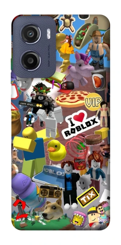 Чохол на Motorola Moto G05 Roblox collage ver.5 фото 1 з 1