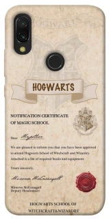 Чехол на Xiaomi Redmi 7 The Hogwarts acceptance letter фото 1 из 1