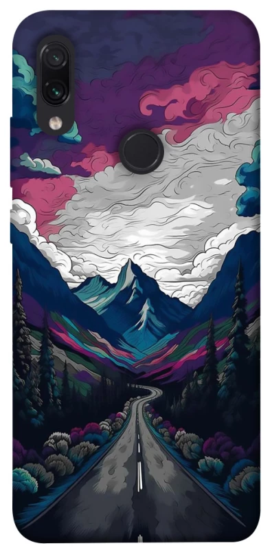Чехол на Xiaomi Redmi Note 7 / Note 7 Pro / Note 7s Нарисованные горы фото 1 из 1