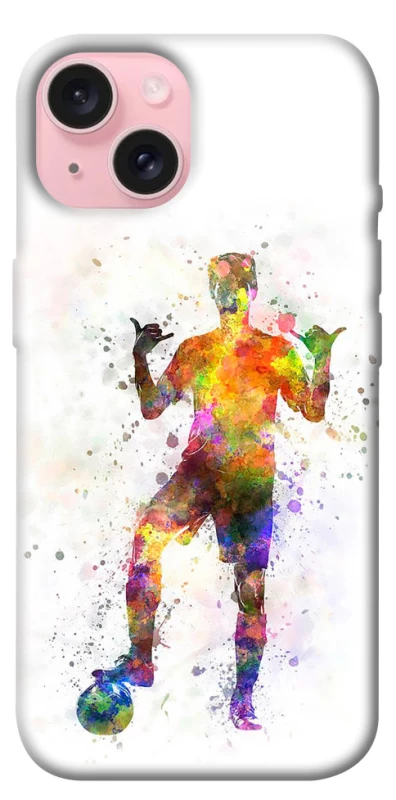 Чохол на Apple iPhone 15 (6.1") Football Player v3 фото 1 з 1