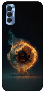 Чохол на TECNO Spark 8P Fire Bitcoin фото 1 з 1