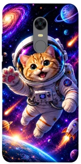 Чехол на Xiaomi Redmi 5 Plus / Redmi Note 5 (Single Camera) Space Cat фото 1 из 1
