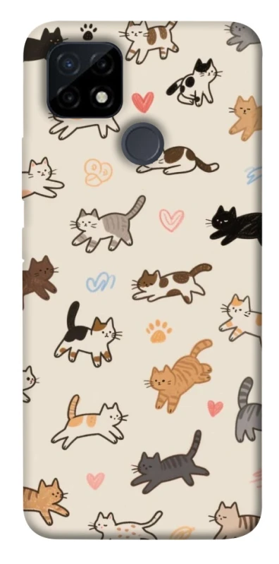 Чехол на Realme C21Y Cat style ver.2 фото 1 из 1