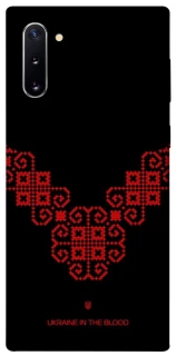 Чохол на Samsung Galaxy Note 10 Чорно-червона вишиванка фото 1 з 1