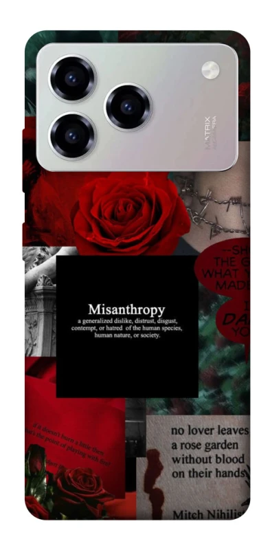 Чехол на ZTE Blade A76 Misanthropy фото 1 из 1