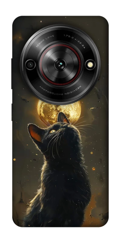 Чехол на ZTE Nubia Focus Кот под луной v2 фото 1 из 1