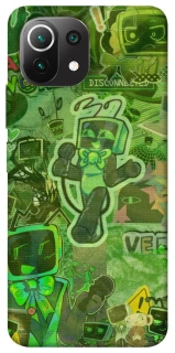 Чохол на Xiaomi Mi 11 Lite Dandysworld tv green theme фото 1 з 1