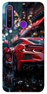 Чехол на Realme 5 Red sports car фото 1 из 1
