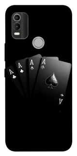 Чехол на Nokia C21 Plus Black Cards фото 1 из 1
