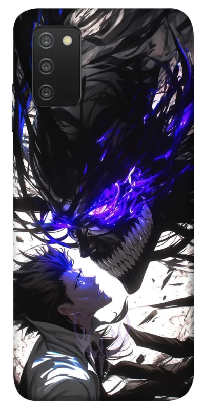 Чехол на Samsung Galaxy A03s Black soul anime фото 1 из 1
