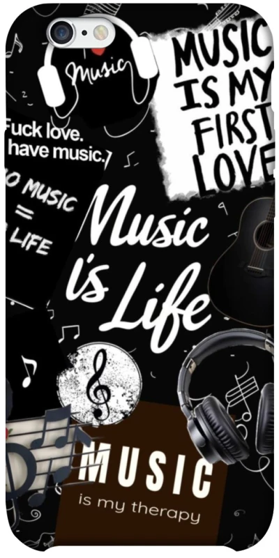 Чохол на Apple iPhone 6/6s plus (5.5") Music is Life фото 1 з 1