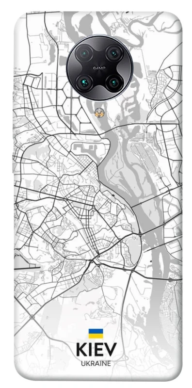 Чохол на Xiaomi Redmi K30 Pro / Poco F2 Pro Kiev white map фото 1 з 1