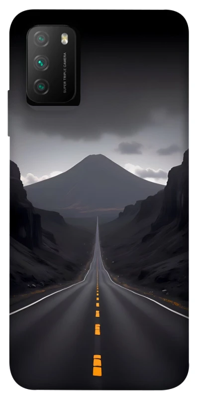 Чохол на Xiaomi Poco M3 Black mountains фото 1 з 1