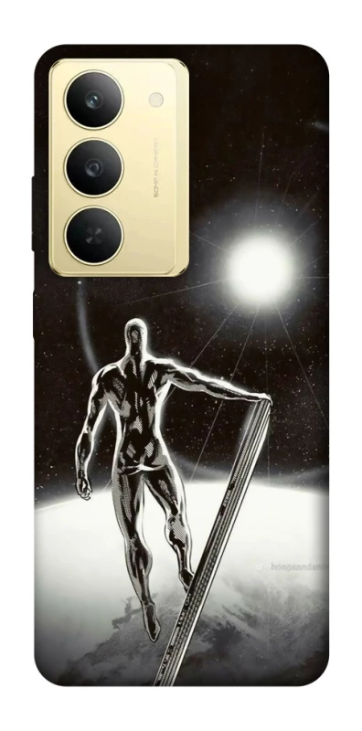 Чохол на Realme 14x Срібний серфер фото 1 з 1