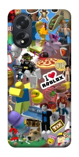 Чохол на Oppo A18 Roblox collage ver.5 фото 1 з 1