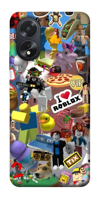 Чехол на Oppo A38 Roblox collage ver.5 фото 1 из 1