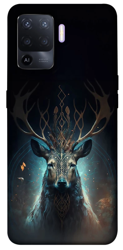 Чехол на Oppo A94 Скандинавский олень v2 фото 1 из 1