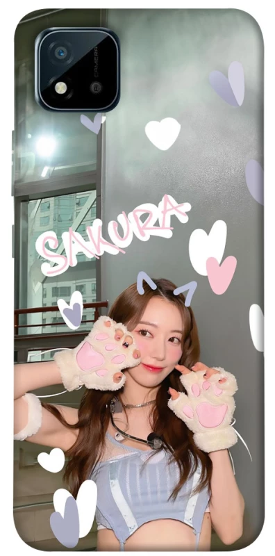 Чехол на Realme C20 Sakura - LE SSERAFIM фото 1 из 1