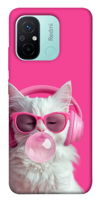 Чохол на Xiaomi Redmi 12C / Poco C55 Pink kitty фото 1 з 1